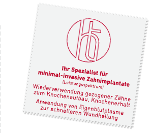 Minimal-invasive Zahnimplantate